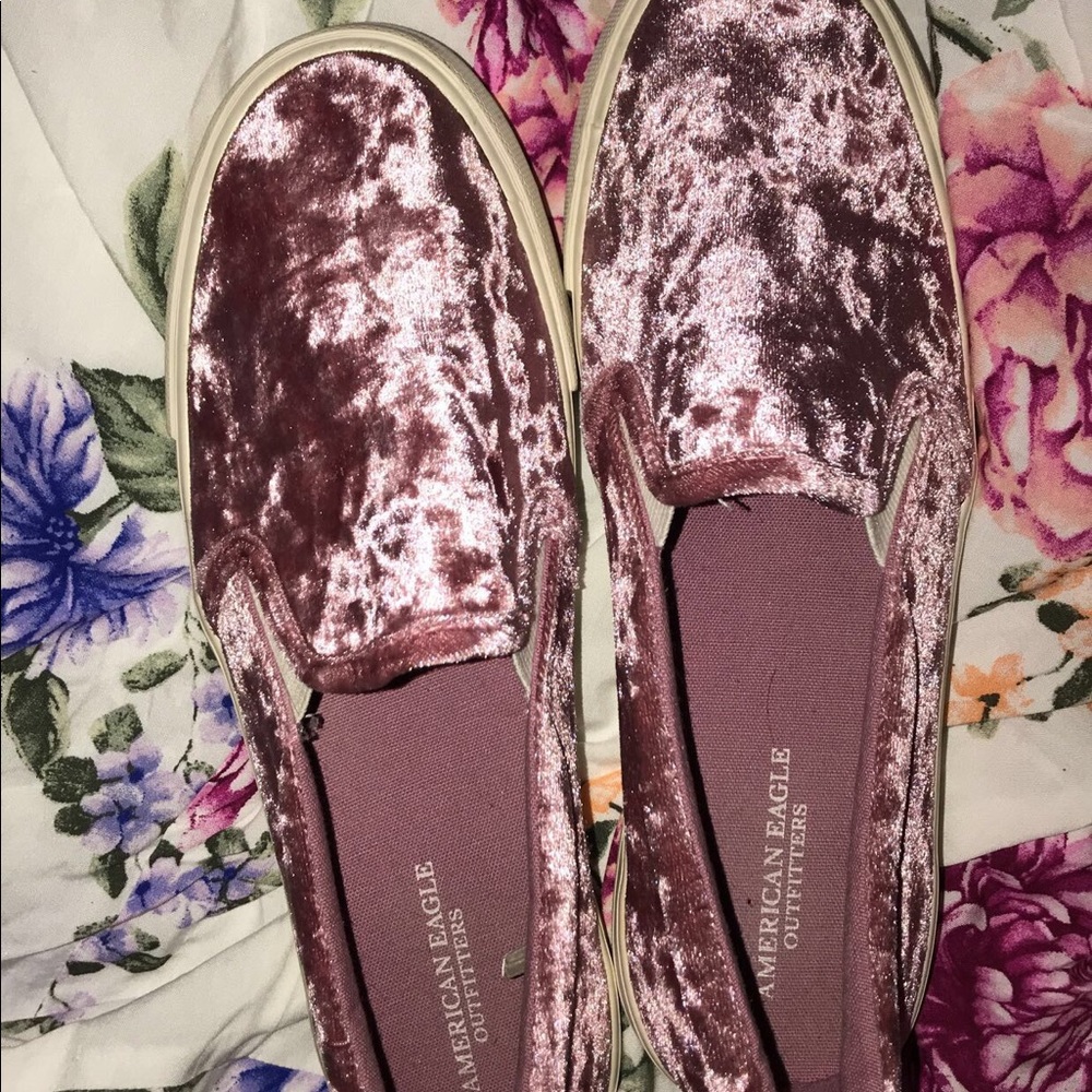 American Eagle Outfitters Pink Slip-On Sneakers